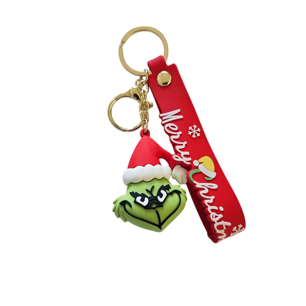 Grinch Keychain Christmas gift